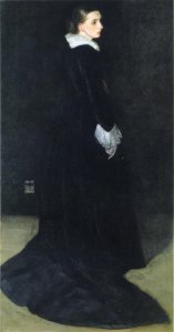 Arrangement in Black, No. 2: Portrait of Mrs. Louis Huth