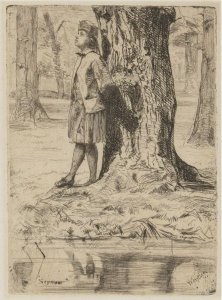 Seymour Standing Under A Tree