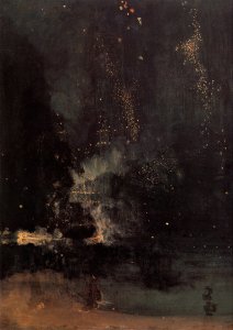 Nocturne in Black and Gold- The Falling Rocket  1875